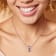 2 1/7 CT TGW Amethyst and White Topaz Pendant with Chain in Rose Plated
Sterling Silver