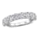 3 CT TW Lab-Grown Diamond Semi-Eternity Ring in 14K White Gold