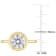 1 4/5 CT DEW Lab Created Moissanite Engagement Ring in 10K Yellow Gold