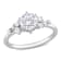 1 1/4 CT TGW Lab Grown Diamond Engagement Ring in 14K White Gold