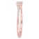 1/3 CT TGW Created White Sapphire and Diamond Accent Promise Ring in
Rose Plated Sterling Silver