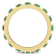 1 2/5 CTW Created Emerald Eternity Ring in Yellow Plated Sterling Silver