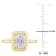1 3/4 CT DEW Octagon-Shaped Lab Created Moissanite Engagement Ring in
10K Yellow Gold