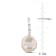 16.5-17MM Pink Freshwater Cultured Pearl Drop Earrings in 14K White Gold