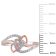 1/10ctw Diamond Intertwined Ring in 2-Tone 18K Rose Gold and Sterling Silver