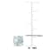 1 1/2 CT TGW Aquamarine Stud Earrings in Sterling Silver