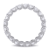 2 1/10 CT TGW Lab Grown Diamond Eternity Band in 14K White Gold- Size 7