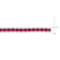 16 4/5 CT TGW Ruby and 2 1/4 CT TW Diamond Bracelet in 14K White Gold