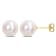 8-8.5MM Freshwater Cultured Pearl Stud Earrings in 14K Yellow Gold
