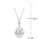 1/10 CT TW Diamond Emoticon Pendant with Chain in Sterling Silver