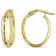 Hoop Earrings in 10k Polished Yellow Gold