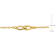 Link Station Necklace in 14K Gold Over Sterling Silver