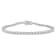14K White Gold 1 3/4 CT TW Diamond Tennis Bracelet
