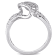1/8 CT TW Diamond Twist Ring in Sterling Silver