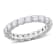 2 CT TGW Lab Grown Diamond Eternity Band in 14K White Gold - Size 6