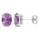 5 CT TGW Oval Simulated Alexandrite Stud Earrings in Sterling Silver