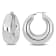 40MM Polished Hoop Earrings in Sterling Silver