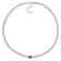 7/8 CT TGW Octagon Created Emerald Curb Link Chain Necklace in Sterling Silver