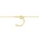 3/4 CT TGW Ruby Necklace in 10K Yellow Gold