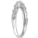 1/8 CT TW Diamond Vintage Anniversary Band in Sterling Silver