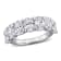 3 1/2 CT TW Lab-Grown Diamond Semi-Eternity Ring in 14K White Gold