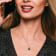 8-8.5MM Black Tahitian Cultured Pearl and 1/10 CT TW Diamond Pendant
with Chain In Sterling Silver