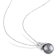 9-9.5MM Black Tahitian Cultured Pearl and Diamond Earrings and Pendant
Set in Sterling Silver