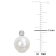 8-8.5MM Freshwater Cultured Pearl and Diamond Accent Stud Earrings in
Sterling Silver