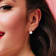 7-7.5MM Freshwater Cultured Pearl Drop Earrings in 10K Yellow Gold
