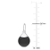 14 1/2 CT TGW Onyx Hook Earrings in Sterling Silver