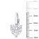 4 CT DEW Created Moissanite Heart Leverback Earrings in Sterling Silver