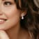 9-9.5MM Freshwater Cultured Pearl With Created Sapphire Drop Earrings in
Sterling Silver