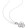 9.5-10MM Freshwater Cultured Pearl and Diamond Accent Floral Pendant
with Chain in Sterling Silver