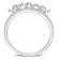 0.06 CT TW Diamond Floral Band in Sterling Silver