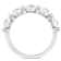 3.5-4MM Freshwater Cultured Pearl and 1/8 CT TGW White Topaz Semi
Eternity Ring in Sterling Silver