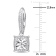 1/5 CT TW Diamond Leverback Earrings in Sterling Silver