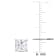 2 3/5 CT TGW Square Created White Sapphire Stud Earrings in Sterling Silver
