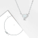 5/8 CT TGW Aquamarine and Diamond Accent Heart Swirl Pendant with Chain
in Sterling Silver