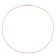 2MM Diamond Cut Figaro Chain Necklace in Rose Plated Sterling Silver