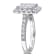 4 1/3 CT TW Lab-Grown Diamond Engagement Ring in 14K White Gold