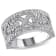 1/4 CT TW Diamond Filigree Ring in Sterling Silver