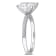 3 1/6 CT TW Lab-Grown Diamond Engagement Ring in 14K White Gold