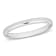 Ladies 2mm Comfort Fit Wedding Band in 14K White Gold