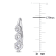 1 3/4 CT TGW Lab Grown Diamond 3-Stone Earrings in 14K White Gold