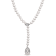 7-7.5 MM Freshwater Cultured Pearl Drop Necklace in Sterling Silver