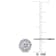 3/4 CT TGW Lab Grown Diamond Halo Stud Earrings in 14K White Gold
