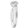 Diamond Accent Infinity Promise Ring in Sterling Silver