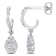 2/5 CT TW Diamond Dangle Earrings in 14K White Gold