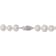 7.5 - 8 MM Cultured Freshwater Pearl Strand with Sterling Silver Clasp