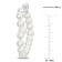 4-4.5MM Freshwater Cultured Pearl Open Heart Hoop Earrings in Sterling Silver
